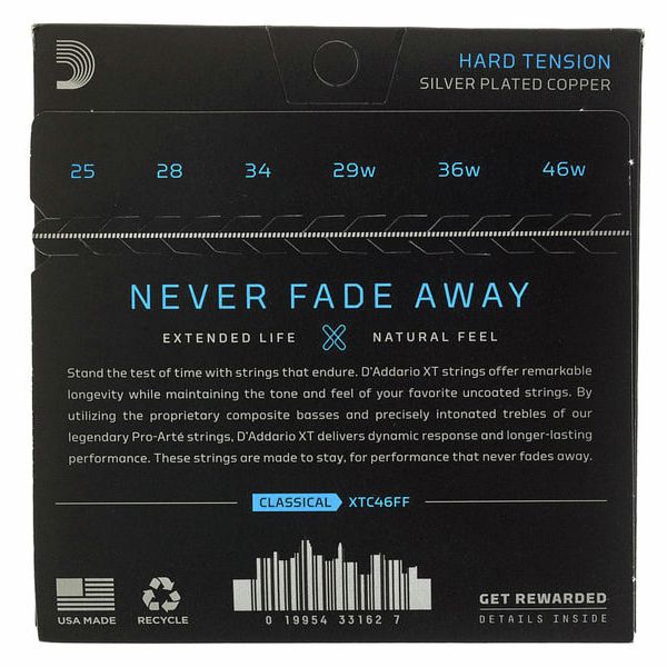 Daddario XTC46FF Classical Carbon