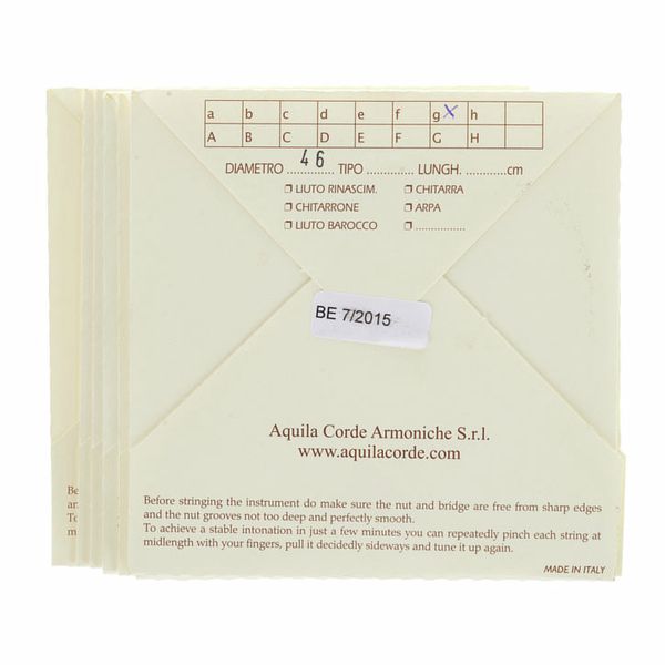 Aquila Renaissance Guitar Strings