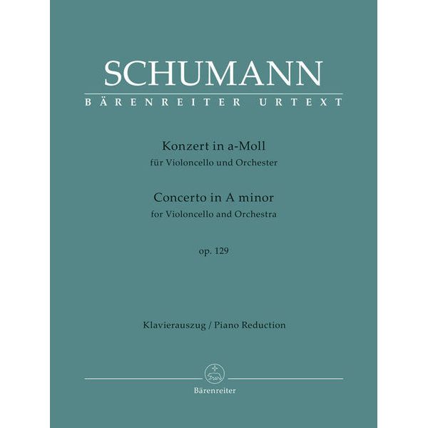 Brenreiter Schumann Concerto a-moll