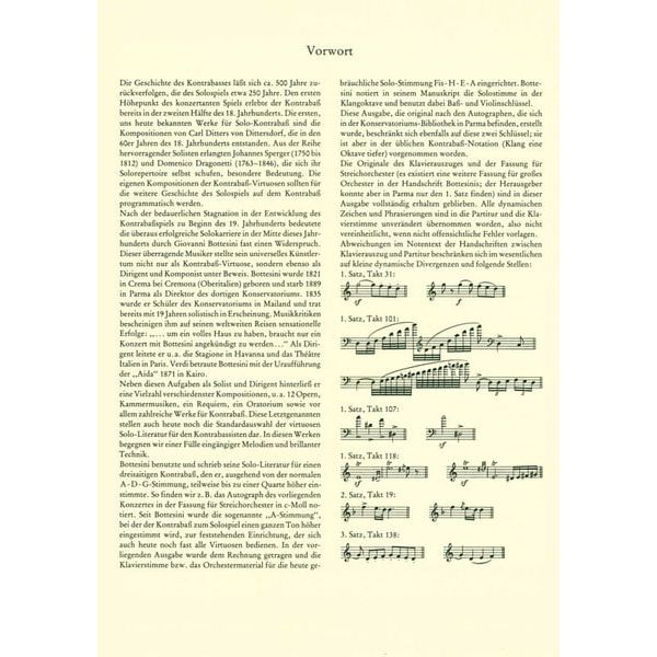 Breitkopf & Hrtel Bottesini Kontrabasskonzert