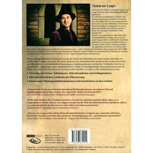 Fingerprint  Das mittelalterlicheLiederbuch