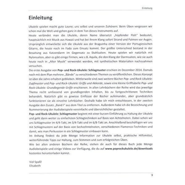Elisabeth Pfeiffer  Pop- und Rock Ukulele Schlag