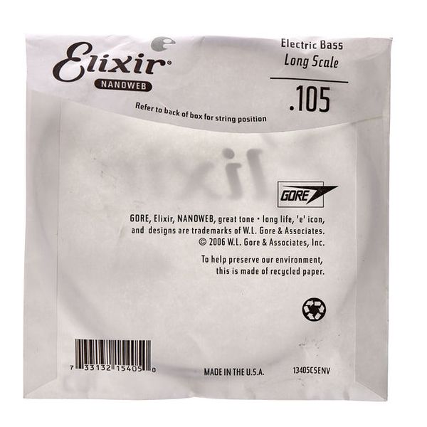 Elixir .105 L El. Bass Single String