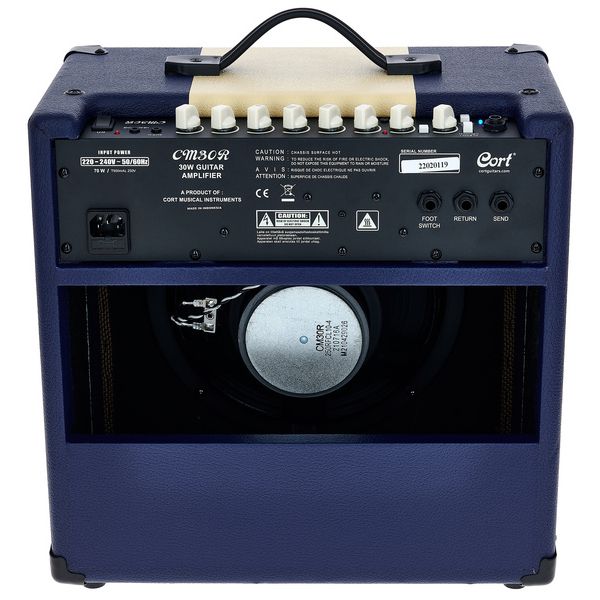 Cort CM30R Dark Blue Combo