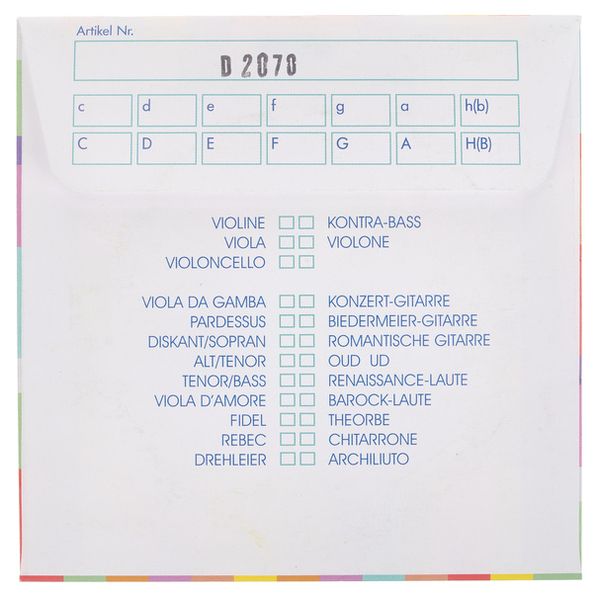 Kürschner Arch Lute 6th Course g