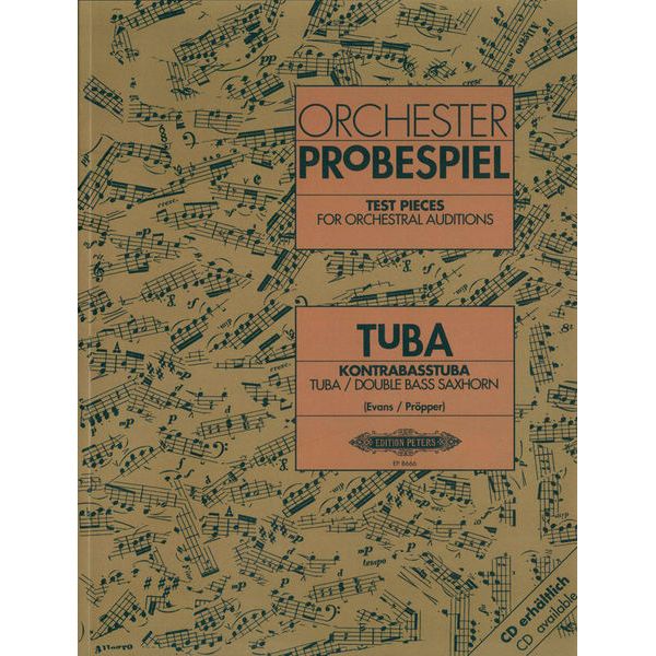Edition Peters Orchester Probespiel Tuba