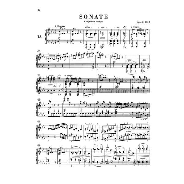 Henle Verlag Beethoven Klaviersonaten 2