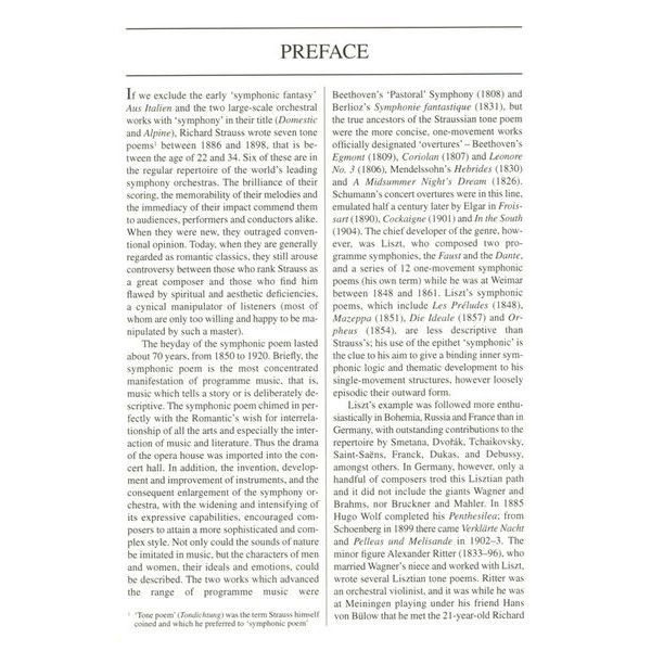 Edition Eulenburg Richard Strauss Zarathustra