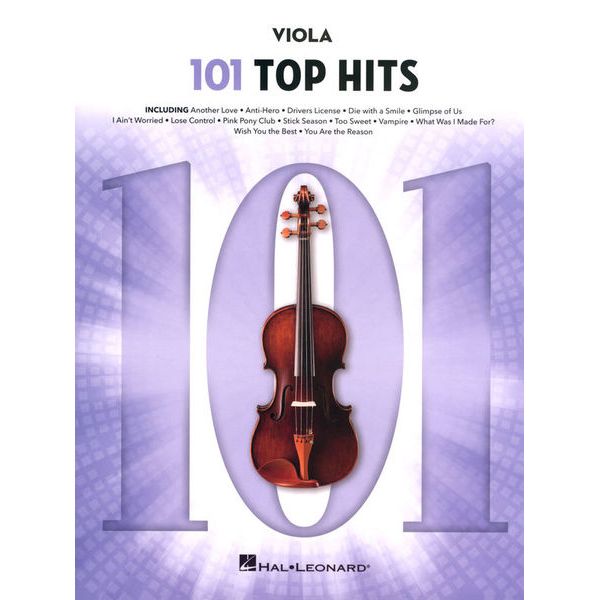 Hal Leonard 101 Top Hits for Viola