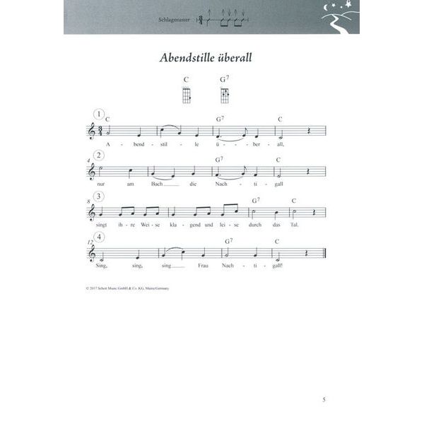 Schott Folk und Volk Gesang/Ukulele