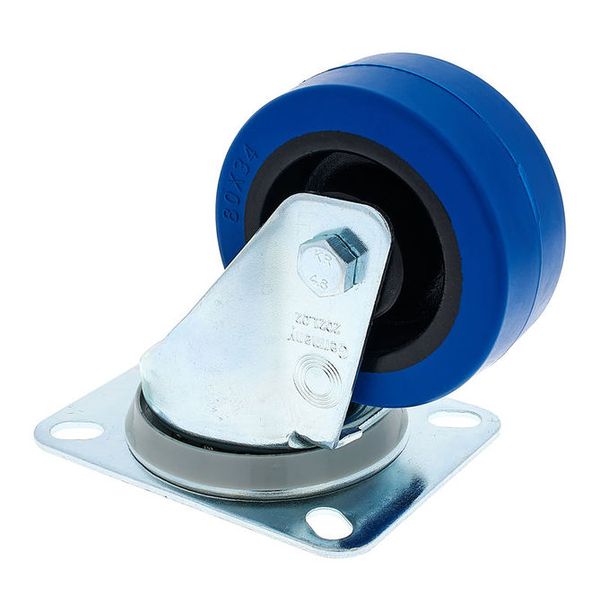 Millenium Blue Wheel Without Brake 80mm
