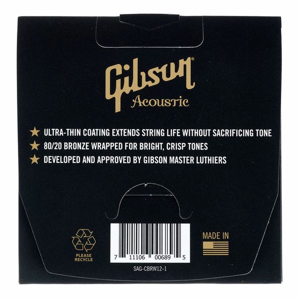 Gibson Coated 80/20 Bronze Light