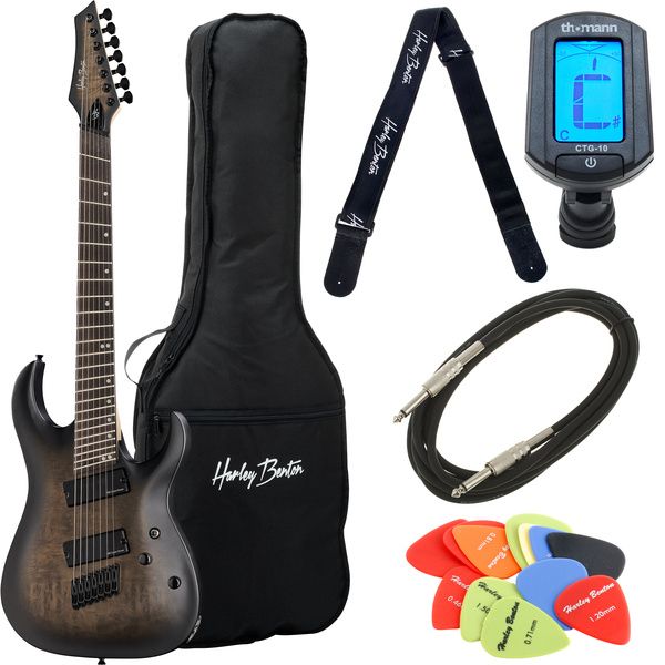 Harley Benton MultiScale-7 BBB Bundle