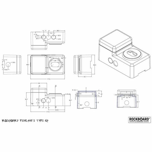 Rockboard Pedalsafe Type A2 universal