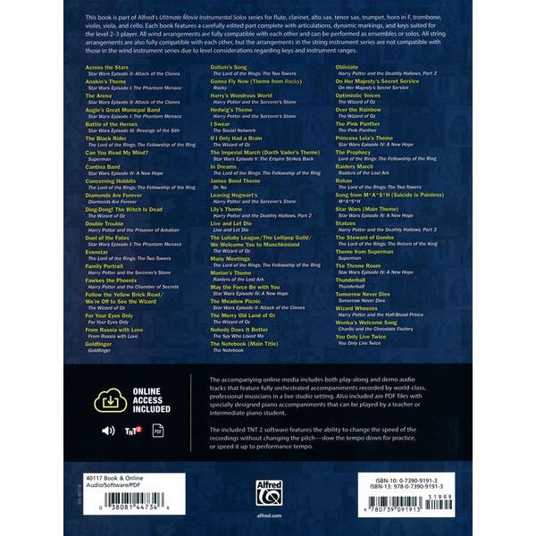 Alfred Music Publishing Ultimate Movie Solos Trumpet