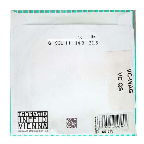 Thomastik Versum G Cello 4/4