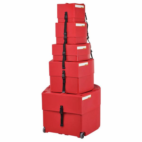 Hardcase HRockFus3 F.Lined Set Red