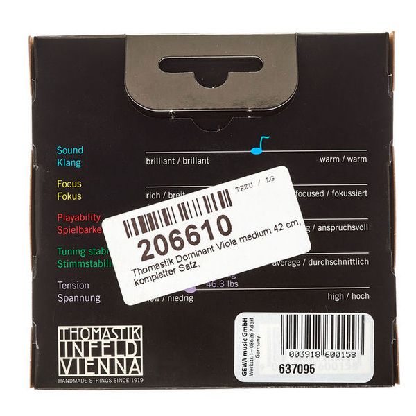 Thomastik Dominant Viola medium 42 cm