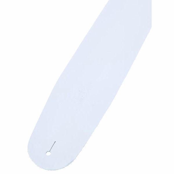 Levys Leather Strap 3,5" WHT