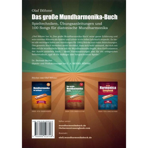 Olaf Böhme Das groe Mundharmonika Buch
