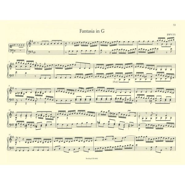 Breitkopf & Hrtel Bach Smtliche Orgelwerke 3