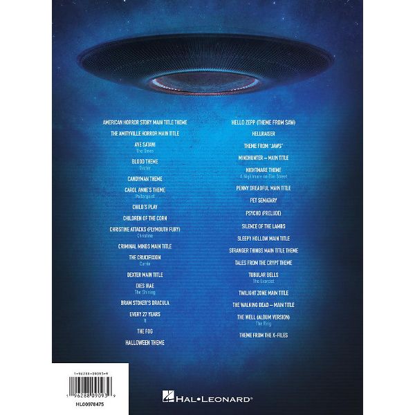 Hal Leonard Horror Music Piano