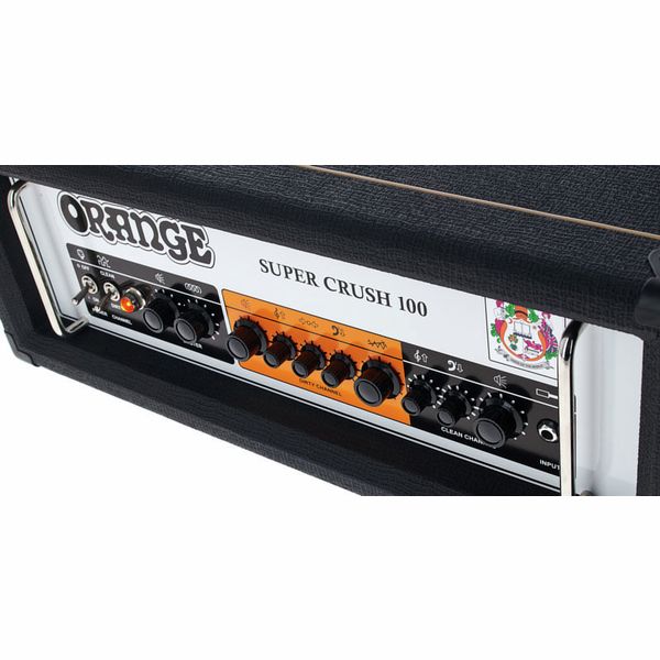 Orange Super Crush 100 Head Black