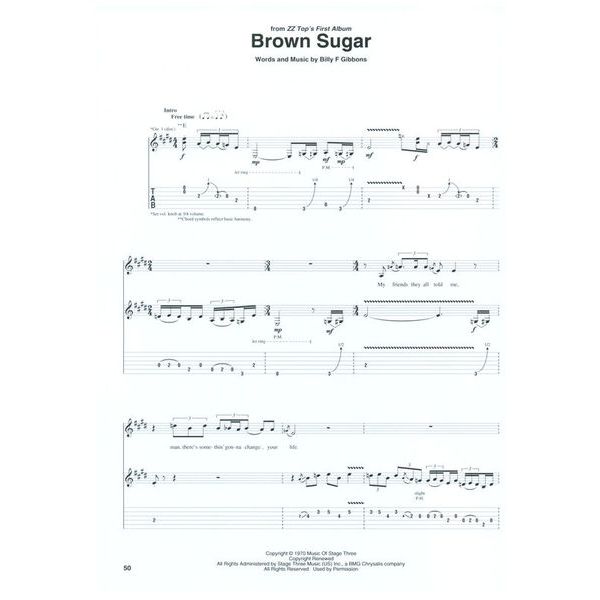 Hal Leonard ZZ Top Early Classics