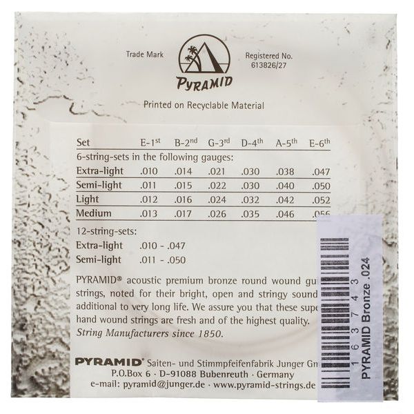 Pyramid 024 Single String