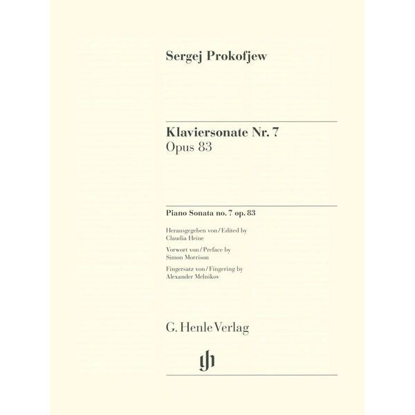 Henle Verlag Prokofjew Klaviersonate Nr. 7