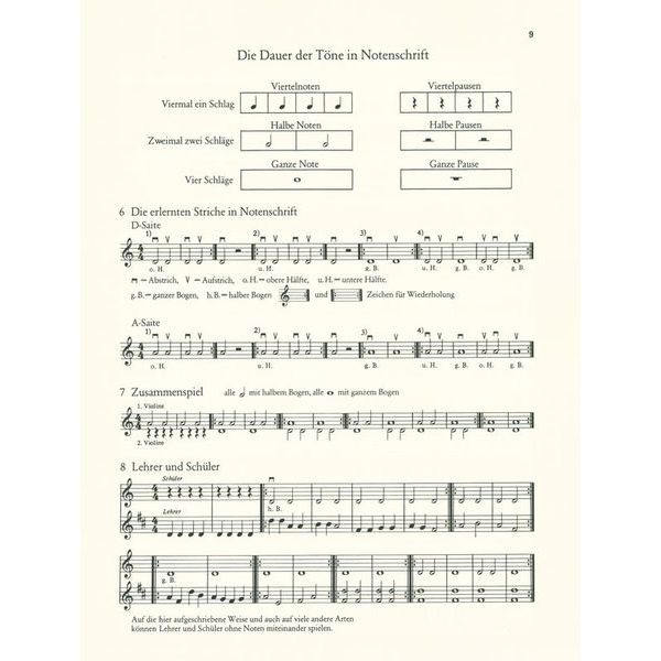 Schott Der Anfang des Geigenspiels