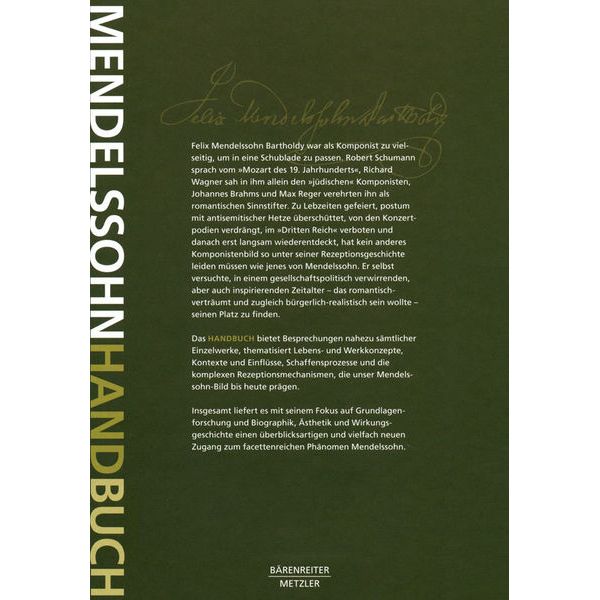 Brenreiter Mendelssohn-Handbuch