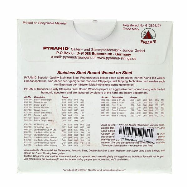 Pyramid Bass Drop C Heavy