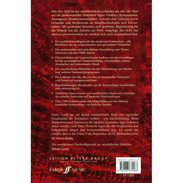 Edition Peters Hals über Kopf