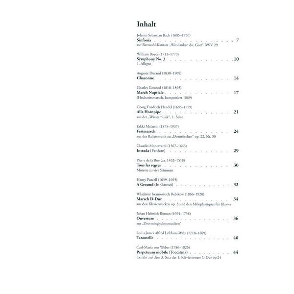 Heinrichshofen Verlag Festliches for Orgel