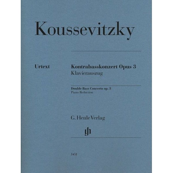 Henle Verlag Koussevitzky Kontrabasskonzert