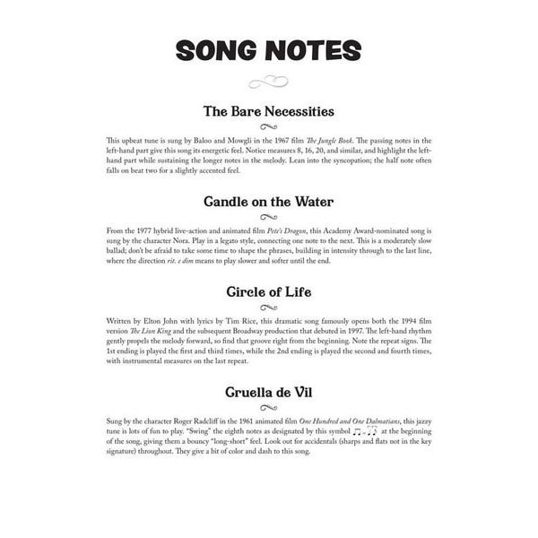 Hal Leonard Disney Songs for Kids Piano