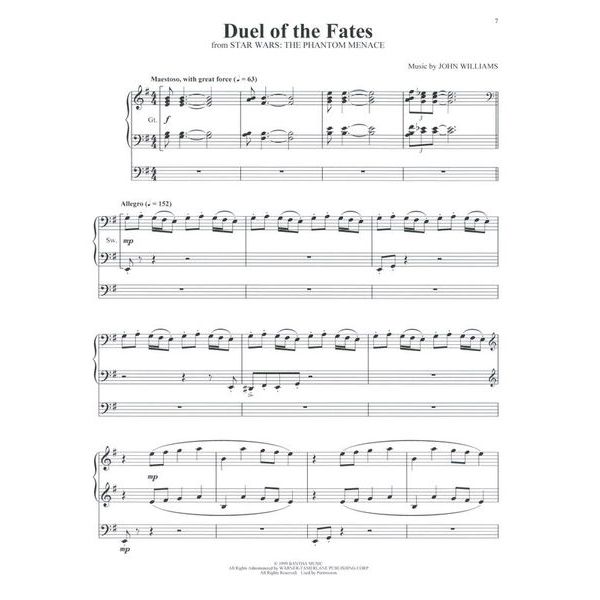 Hal Leonard Star Wars For Organ