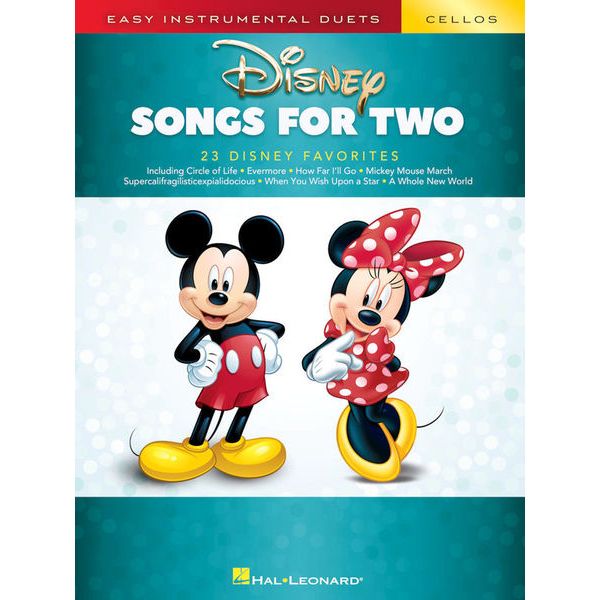 Hal Leonard Disney Songs For Two Cello