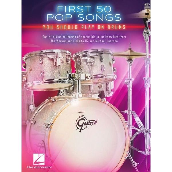 Hal Leonard First 50 Pop Songs Drums