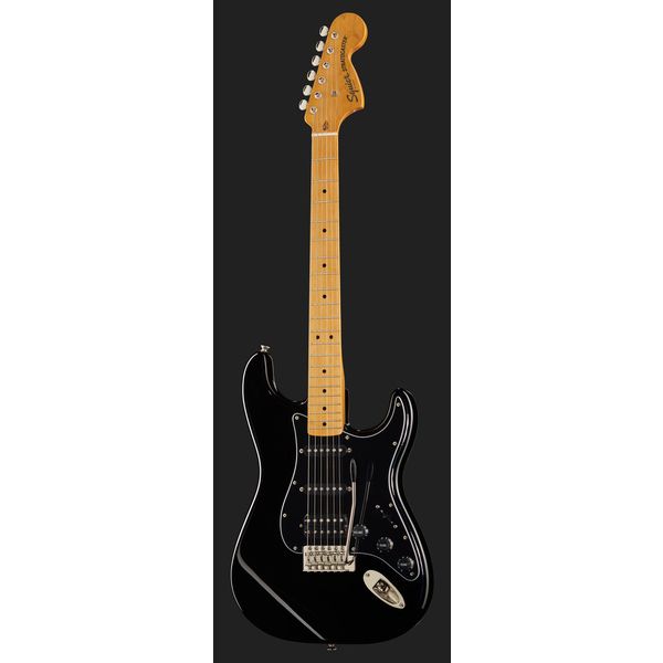 Squier CV 70s Strat HSS MN BLK Bundle