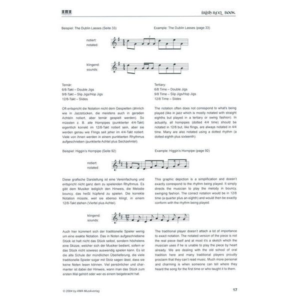 AMA Verlag Irish Reel Book