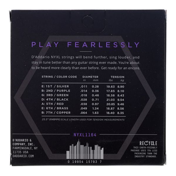 Daddario NYXL1164