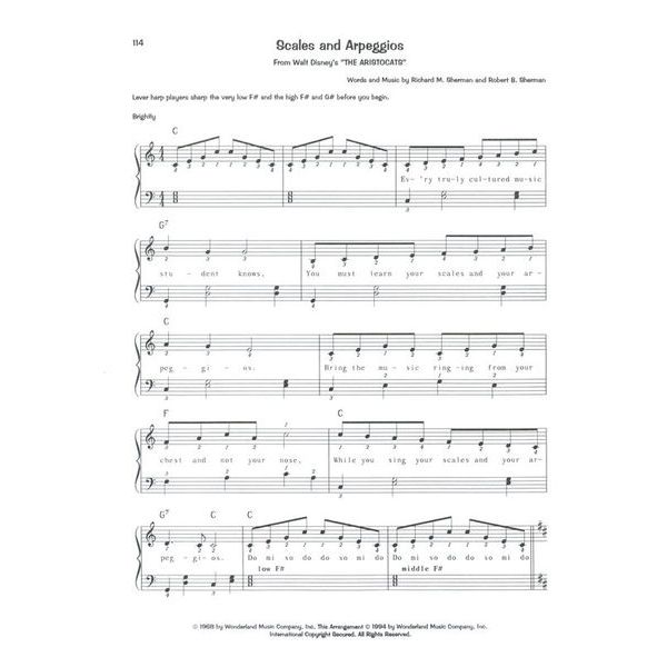 Hal Leonard 76 Disney Songs For The Harp