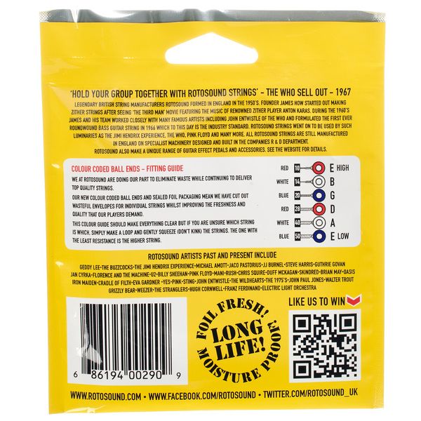 Rotosound Tru Bronze TB10