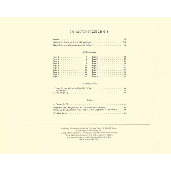 Brenreiter Telemann Orgelwerke 2