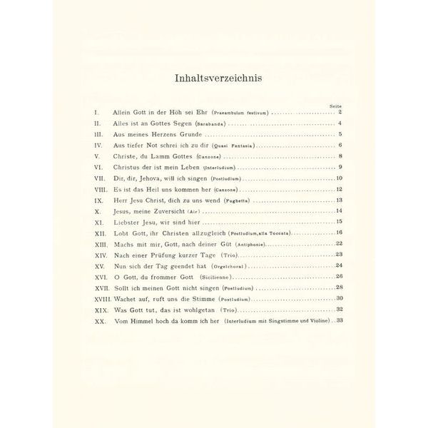 Breitkopf & Hrtel Karg-Elert 20 Prludien