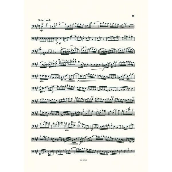 Friedrich Hofmeister Verlag Storch Etüden Kontrabass