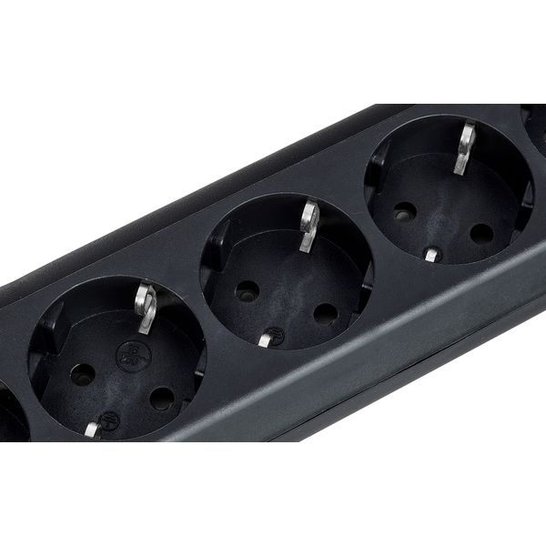 Brennenstuhl Eco-L 6 Way Split Sw 3m BK