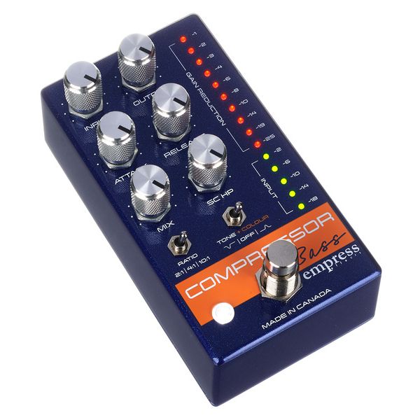 Empress Effects Bass Compressor Blue Spk